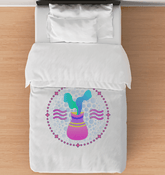 Aquarius Comforter Twin | Zodiac Series 1 - Beyond T-shirts